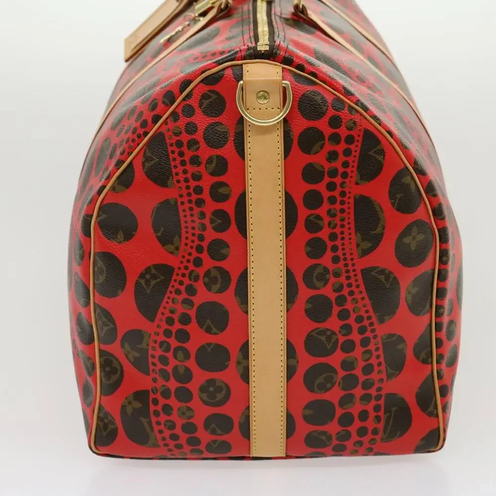 LOUIS VUITTON Monogram Yayoi Kusama Keepall Bandouliere55 Bag M40695